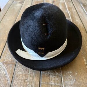 Helios reproduced by Balenciaga Paris Black Hat with White Label